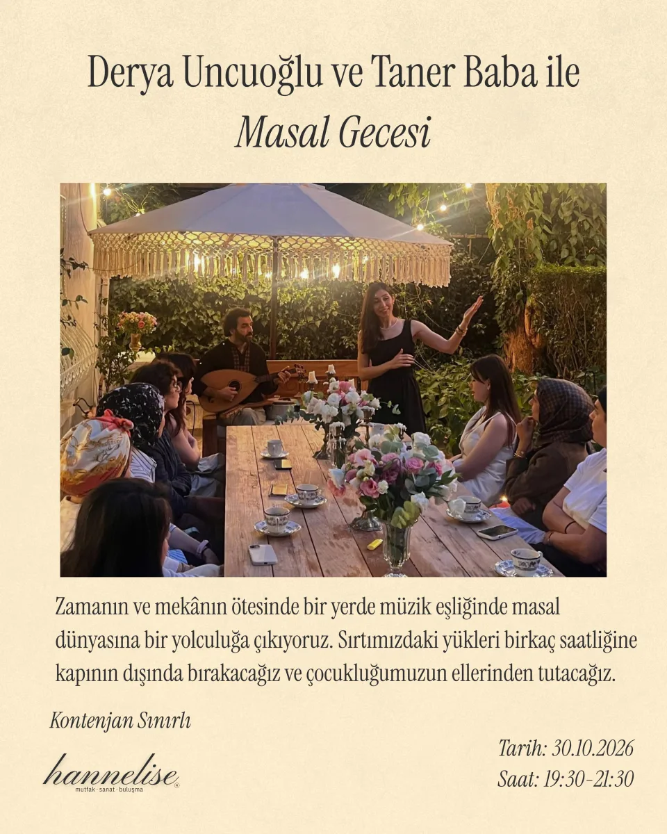 Derya Uncuoğlu ve Taner Baba ile Masal Gecesi