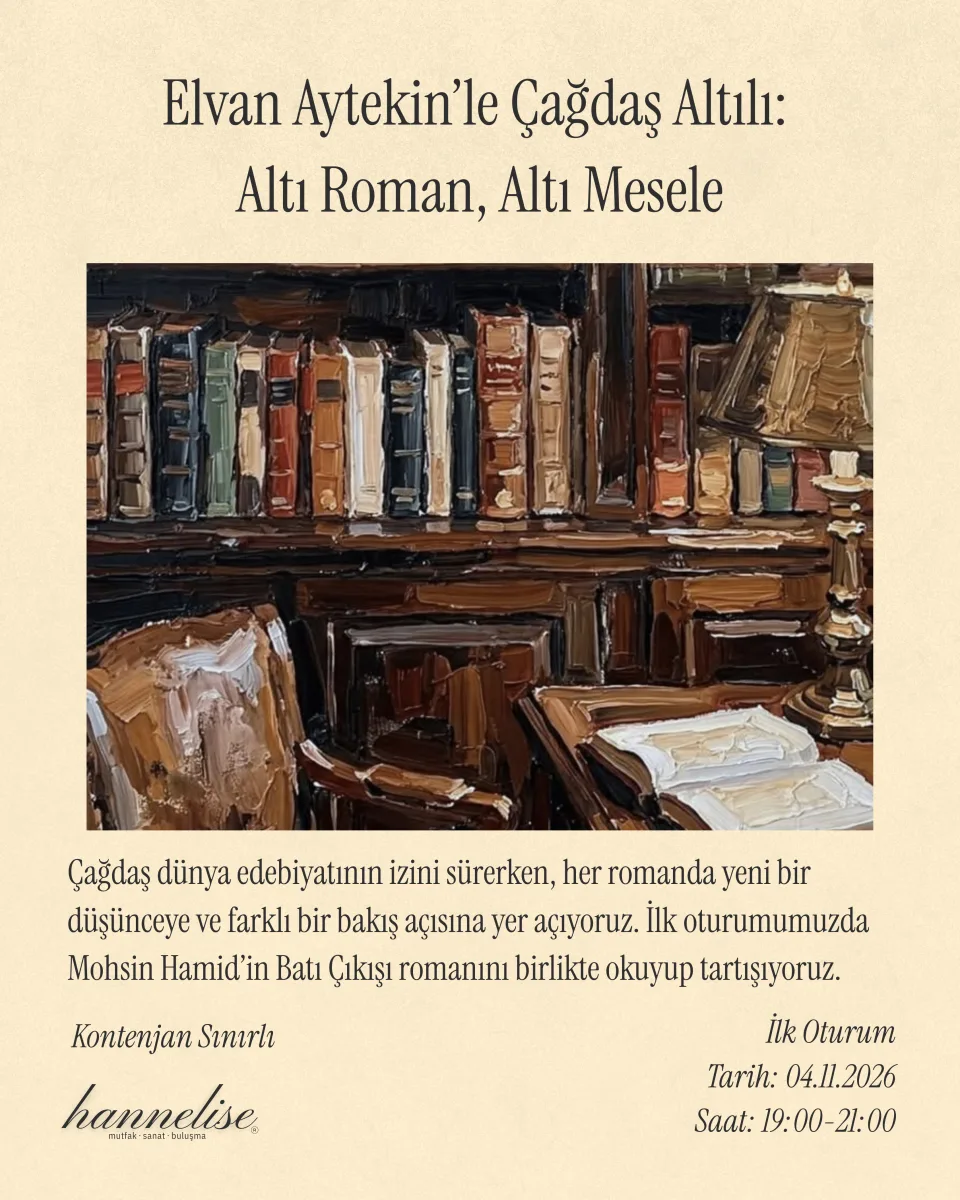 Elvan Aytekin’le Çağdaş Altılı: Altı Roman, Altı Mesele