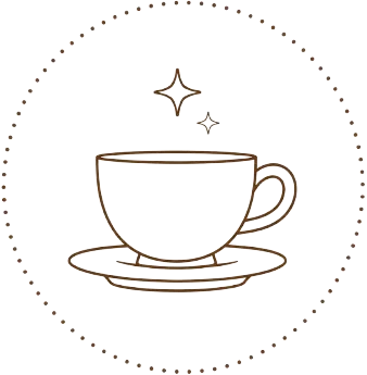 Çay saati için fincan ikonu