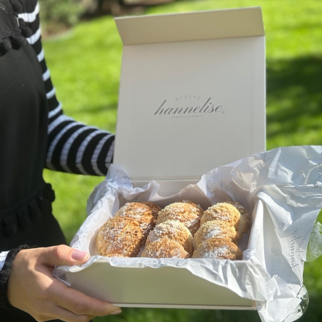 Hannelise bisküvileri ve paket sunumu